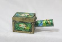 An Enamel Trinket Box