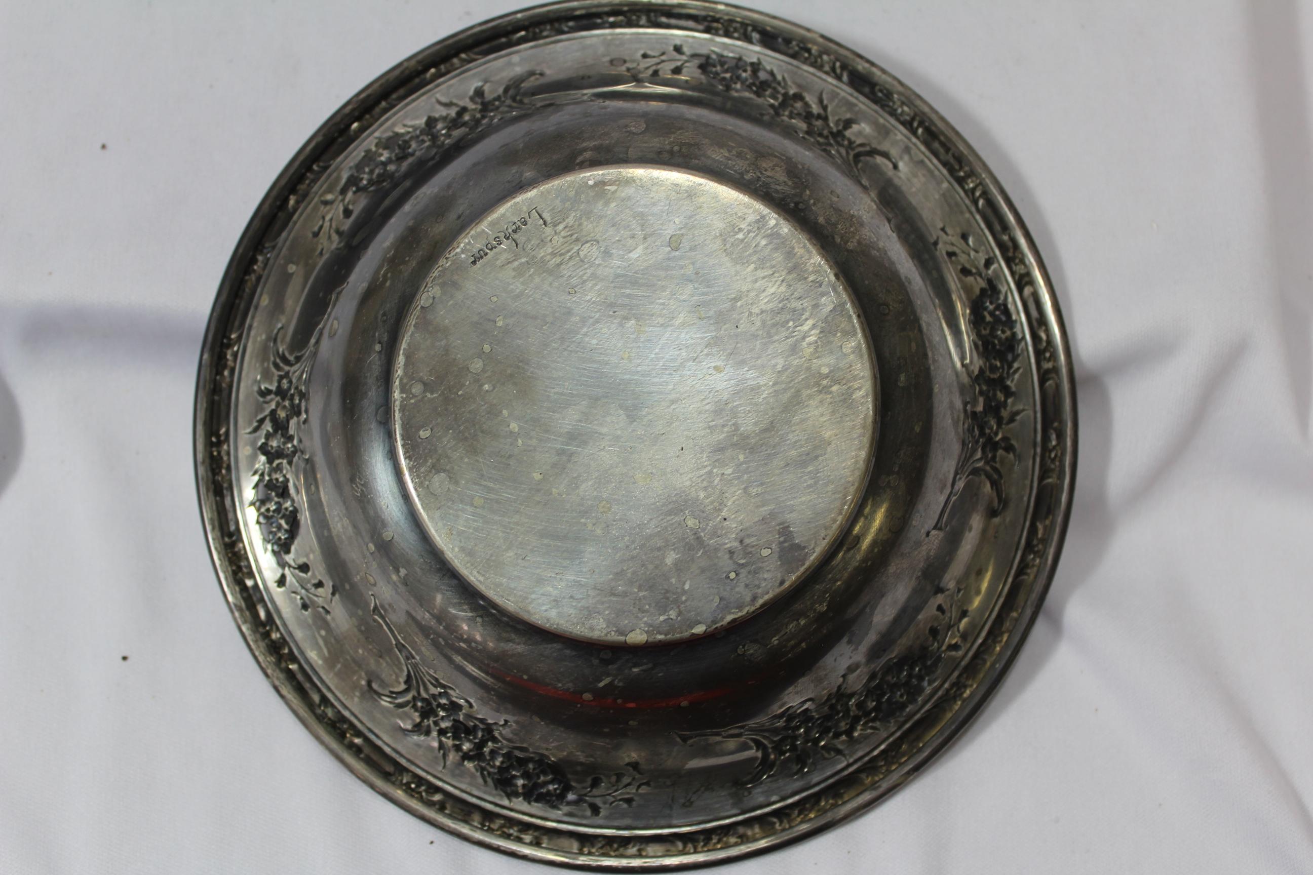 A Lark Spur Sterling Bowl