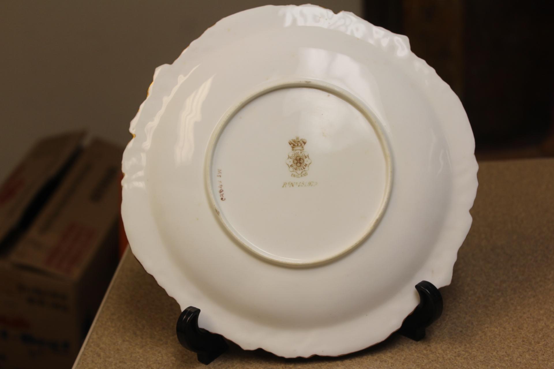 Rare Royal Doulton Burslem Pottery Plate