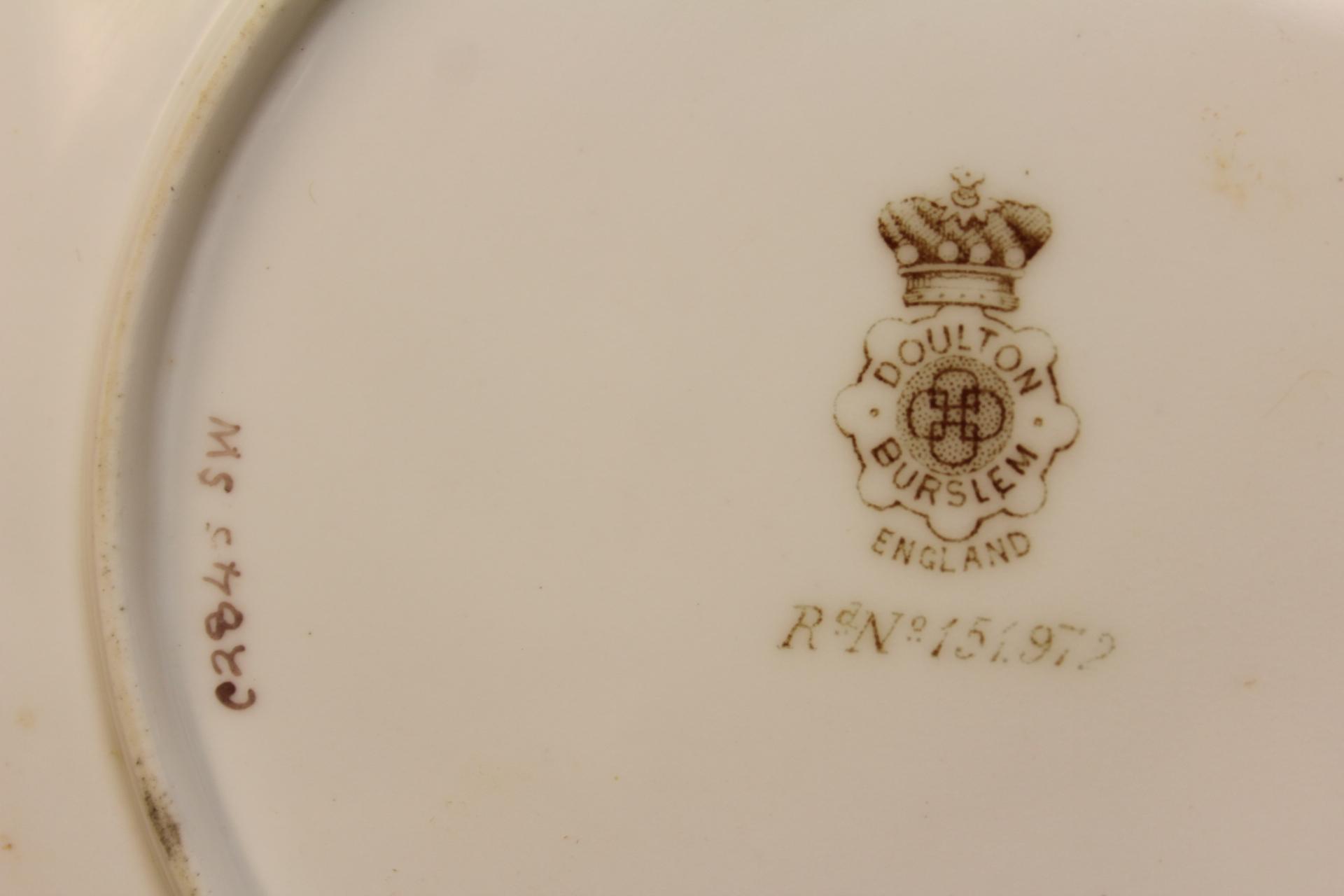 Rare Royal Doulton Burslem Pottery Plate