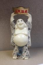 Signed resin buddha