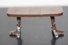 A Rare Vintage Metal Doll House Furniture