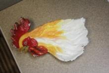Cast Iron Rooster Tray