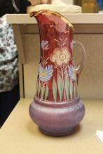 Large Cranberry Pitcher