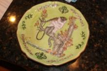 Oriental Monkey Motief Plate
