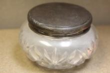 Sterling Lid Powder Jar