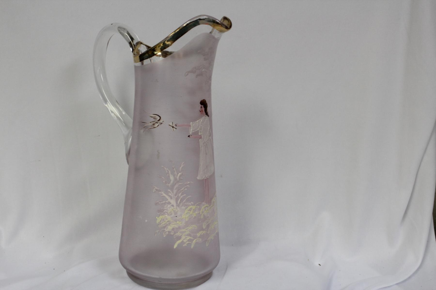 A Mary Gregory Pitcher