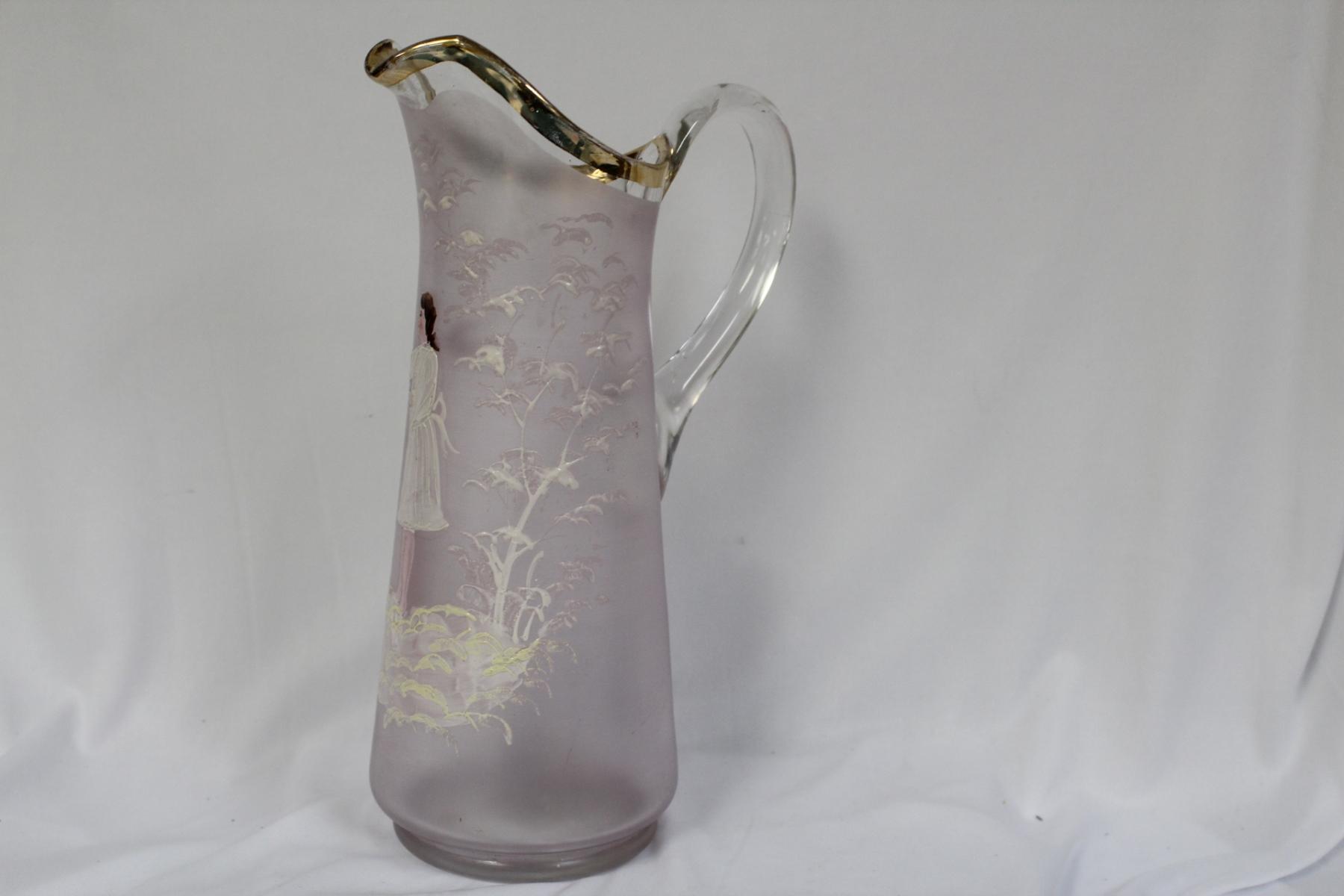 A Mary Gregory Pitcher