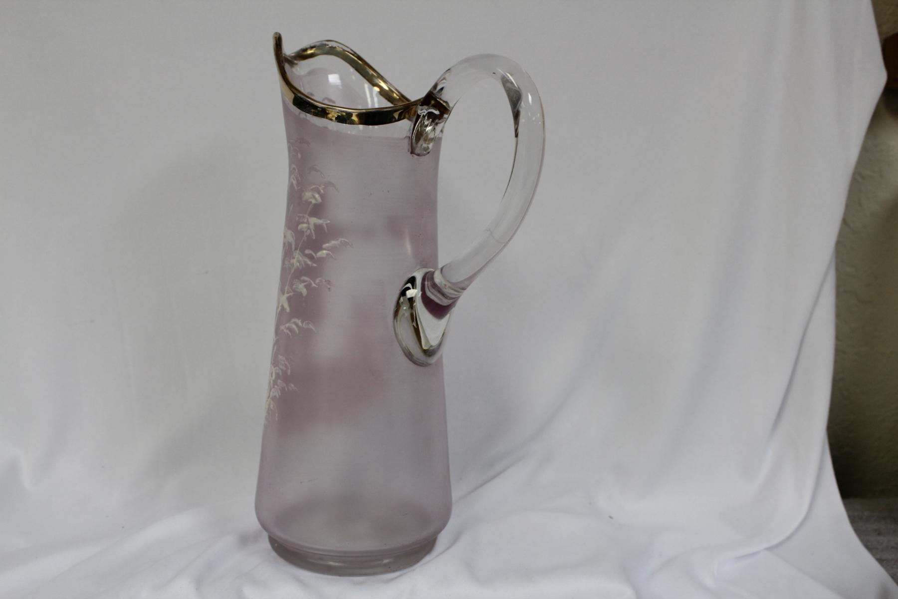 A Mary Gregory Pitcher
