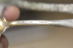 Large Ornate Sterling Tong