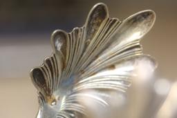 Large Ornate Sterling Tong