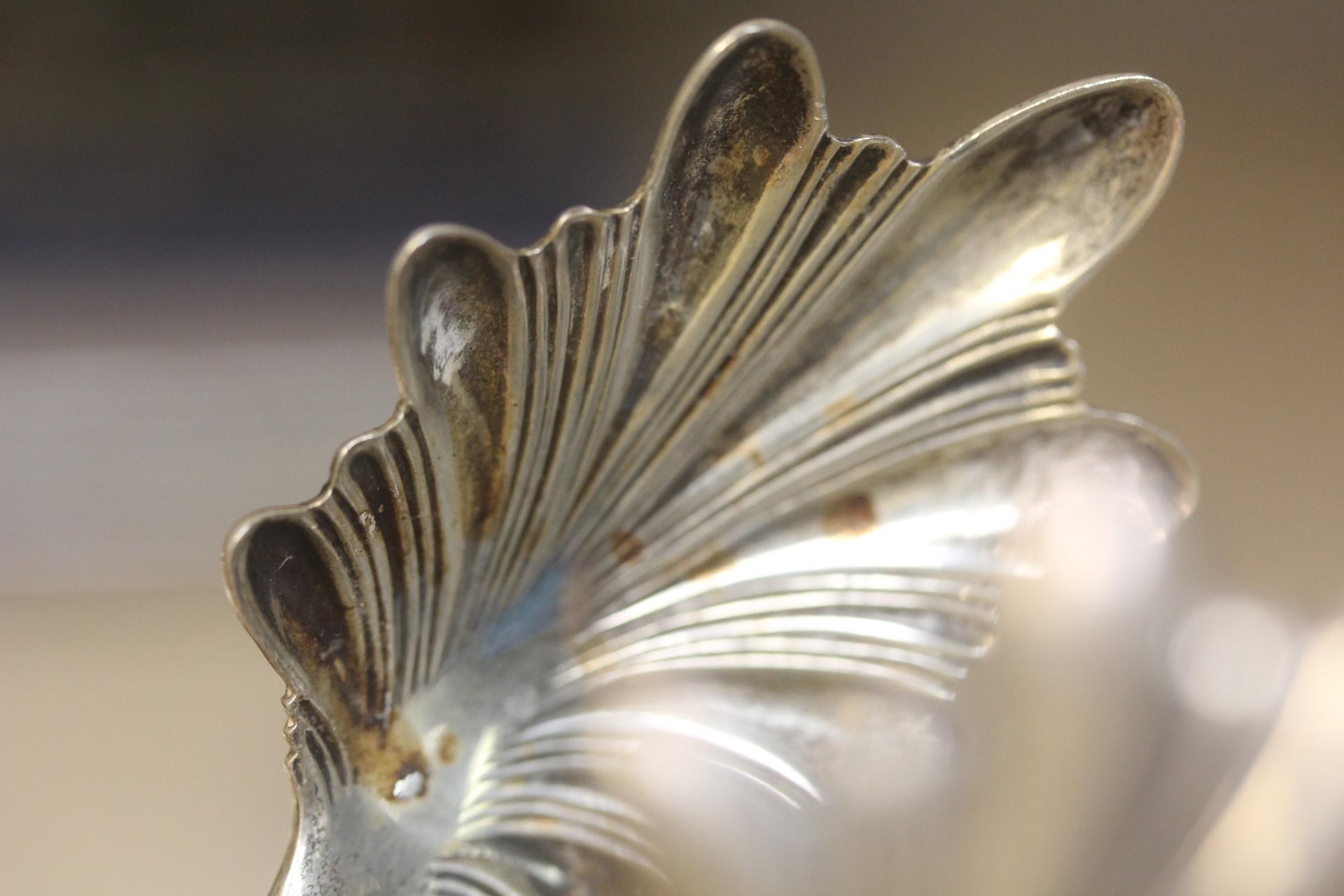 Large Ornate Sterling Tong
