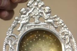 Ornate Silverplate Tea Strainer