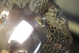 Reticulated Silverplate Thropy Bowl