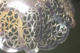 Reticulated Silverplate Thropy Bowl