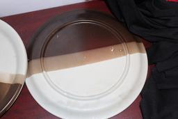 Set of 3 McCoy Dinner Plates