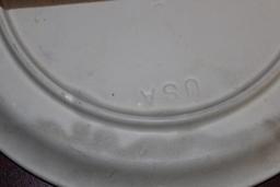 Set of 3 McCoy Dinner Plates