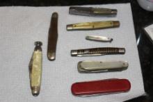Lot of 8 Pocket Knives