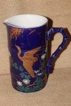 Signed Kutani Japanese Pitcher