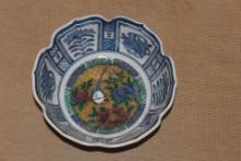 Signed Japanese Kutani Porcelain Bowl