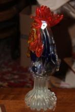 Art Glass Rooster