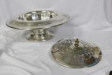 Silverplated Serving Dish with Lid