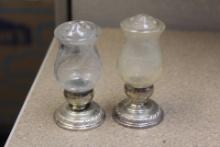 Weighted Sterling Base Salt and Pepper Shakers