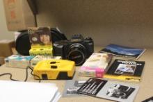 Lot of Cameras, Flashcubes, Manuals etc