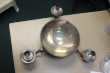 Sterling Candelabra and Bowl