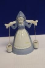 Ceramic Girl with Barrels