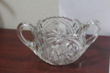 A Glass Sugar Container