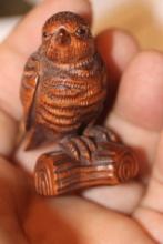 Signed Japanese Wooden Netsuke