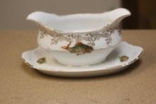 Antique/Vintage Limoges Fish Gravy Boat