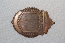 Brass Police Badge