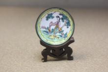 Chinese Enamel Small Plate