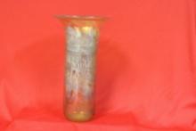 A Signed Roland Iridescent Glass Vase