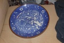 Japanese Blue and White Imari Charger