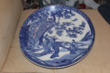 Japanese Blue and White Imari Charger