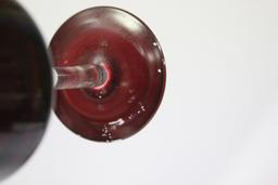 Two Ruby Red Glass Articles