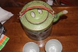Chinese Vintage Dragon and Phoenix Teapot