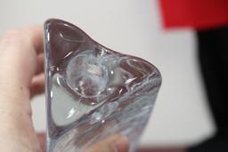 A Modern Style Triangle Glass Candle Holder