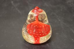 A Control Bubble Art Glass Paperweight