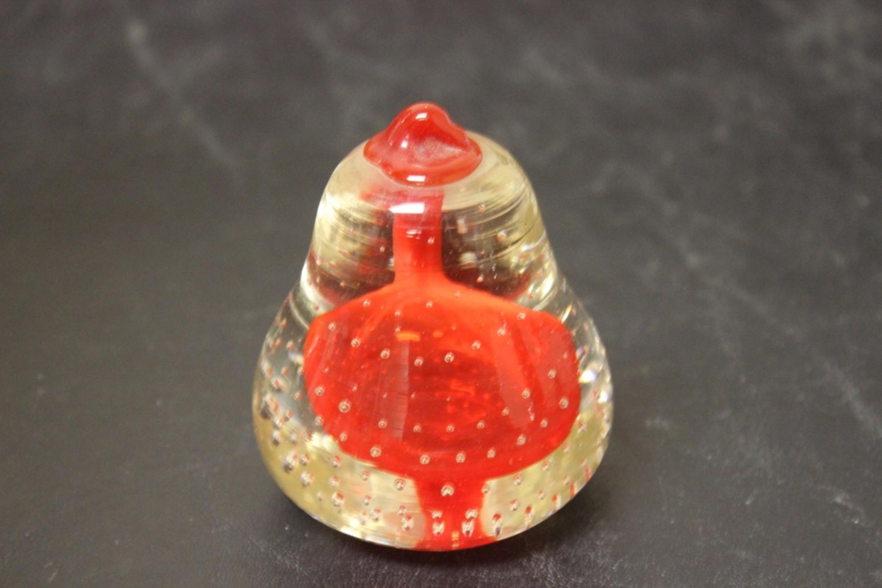 A Control Bubble Art Glass Paperweight