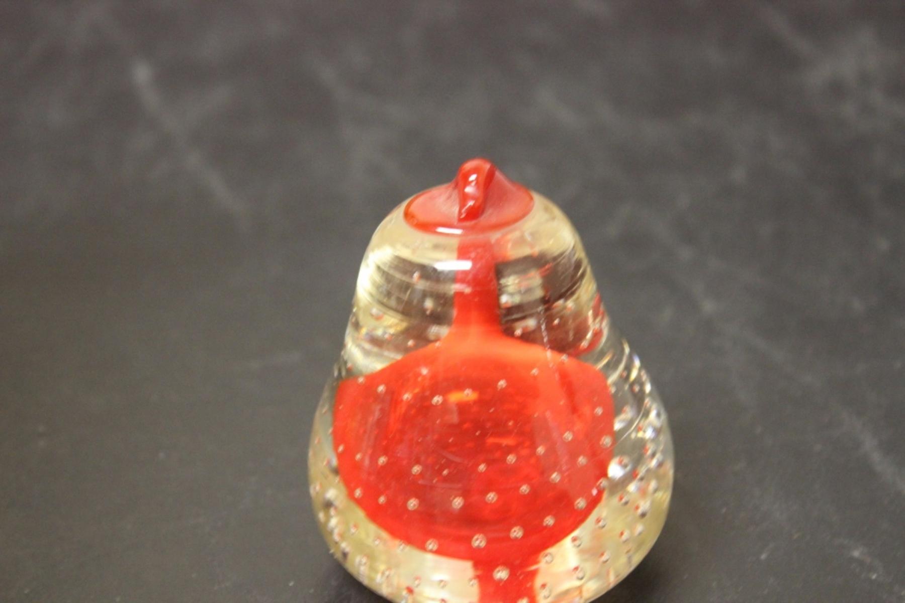 A Control Bubble Art Glass Paperweight