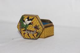 A Chinese Cloisonne Trinket Box