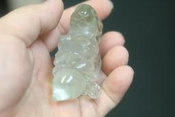 rock crystal(?) glass(?) rabbit