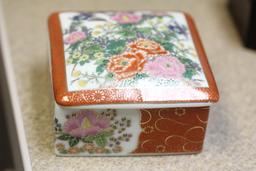 Ceramic Japanese Trinket Box