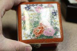 Ceramic Japanese Trinket Box