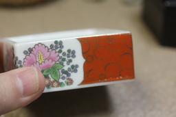 Ceramic Japanese Trinket Box
