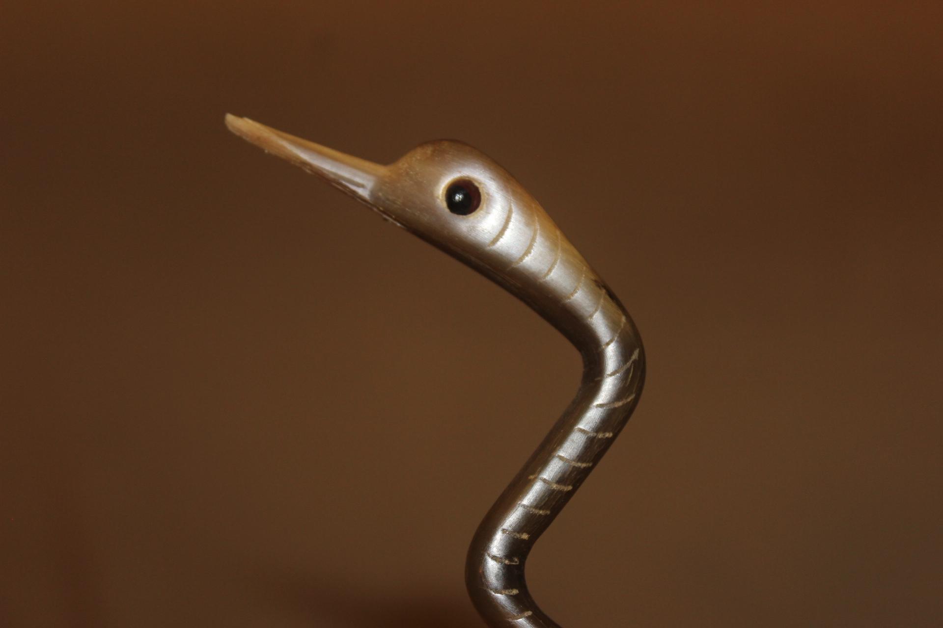 Carved Horn Bird
